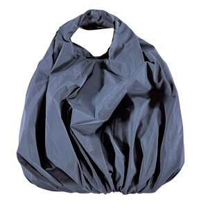 COS Black Mini Cloud Tote Sculptural Minimalist Nylon Shoulder Bag